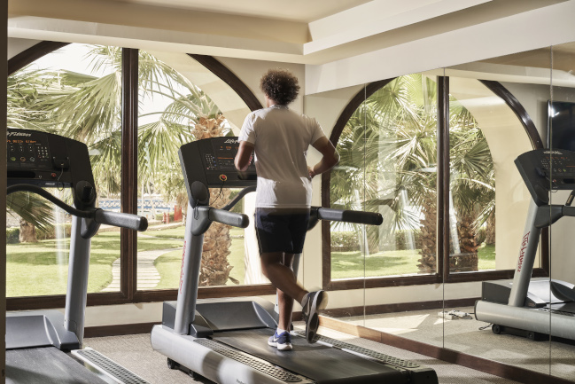 gym at el fanar hotel