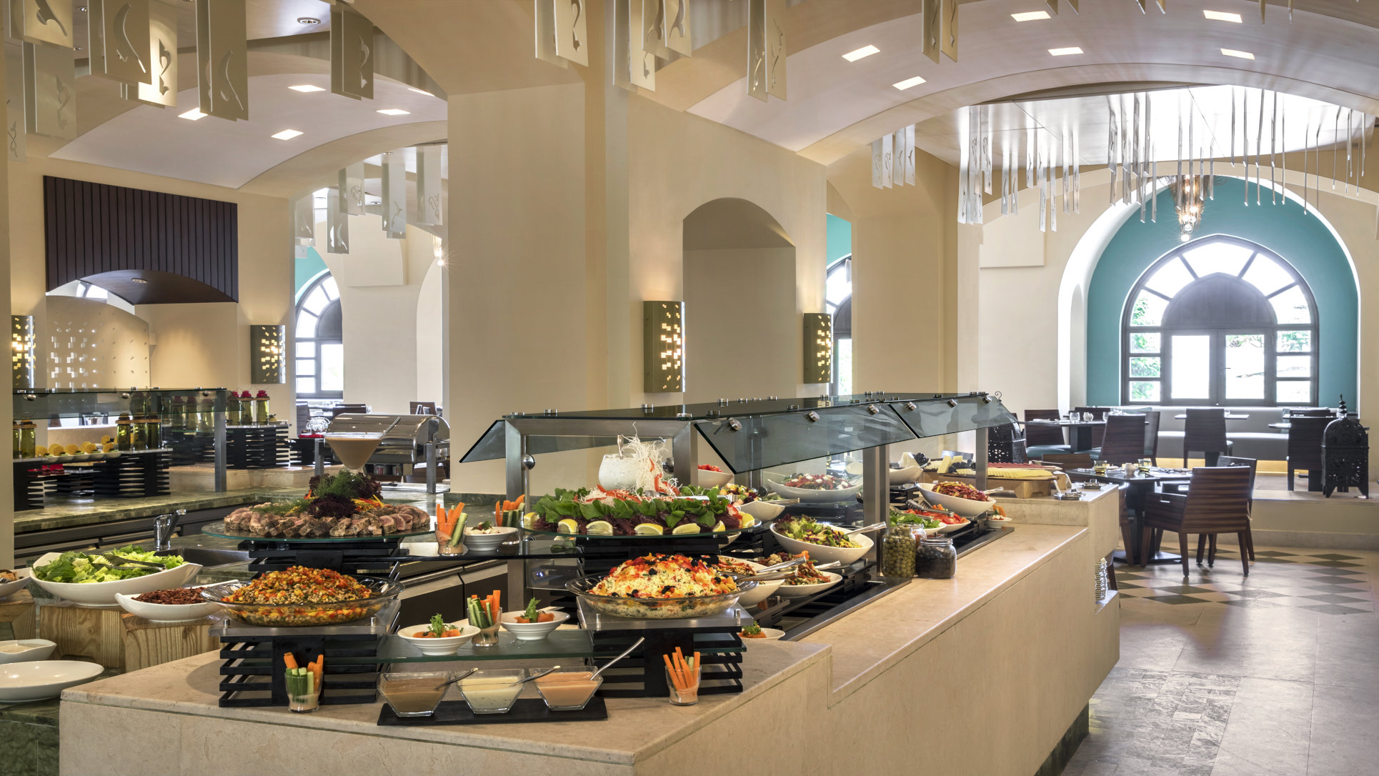 Buffet Station at Saffron Restaurant - Rotana Salalah Oman 