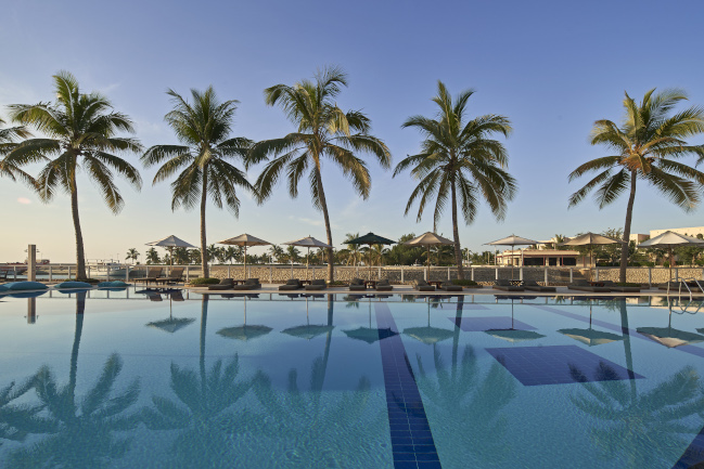 Juweira Boutique Hotel Hawana Salalah Oman Pool view