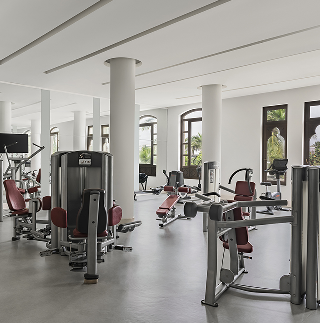 Gym equipments at Rotana Salalah Bodylines Fitness Gym