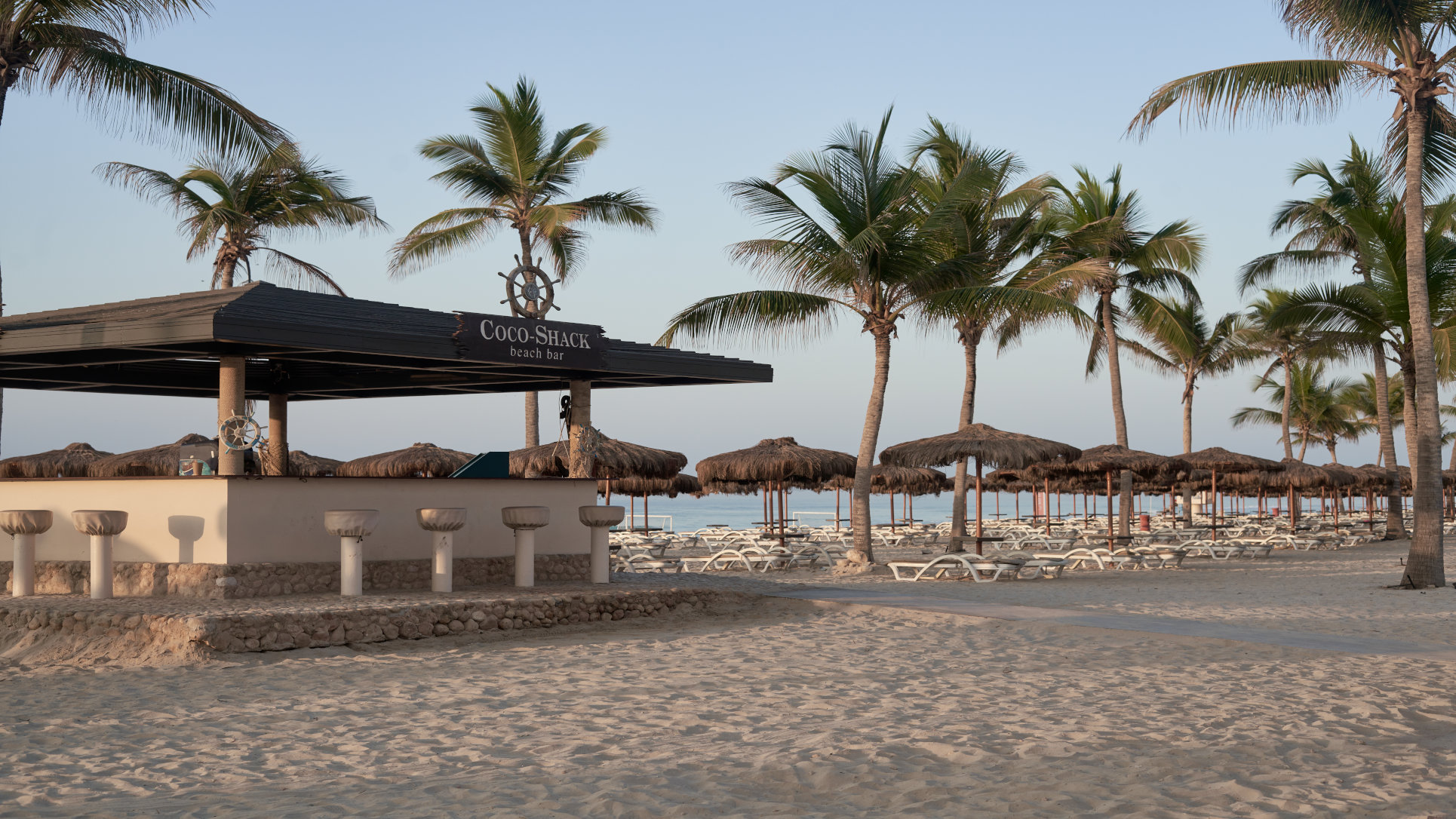 Coco-shack beach bar at Rotana Salalah Oman