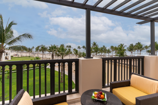 Club Rotana family room Terrace with Ocean view at Rotana Salalah Oman