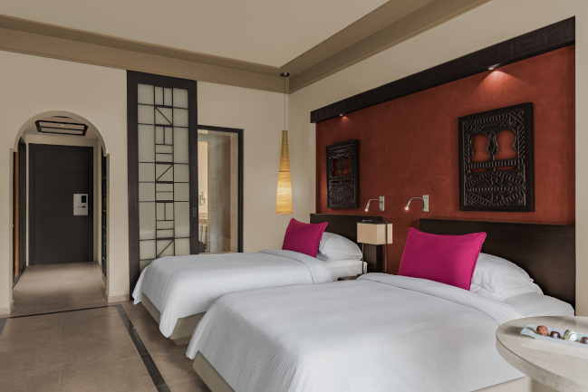 Garden view room with twin beds at Rotana Salalah Oman