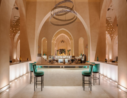 Arabesque lounge lobby bar at Rotana Salalah Oman