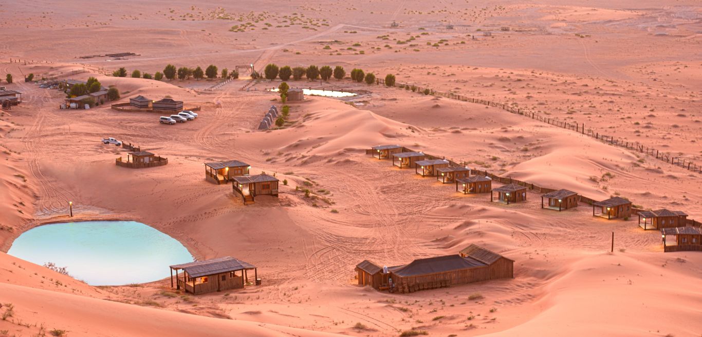 الربع الخالي ايكو لودج صلالة عمان اثناء النهار