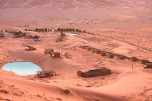 Empty Quarter Eco Lodge Salalah Desert Oman overview