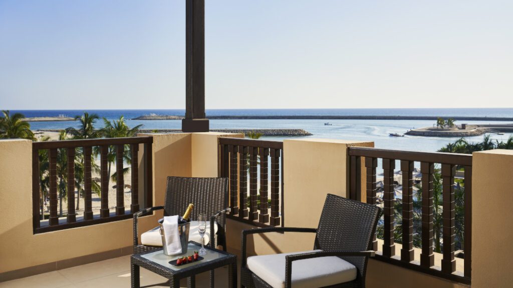 Fanar Hotel Residences Hawana Salalah Oman Ocean View Terrace