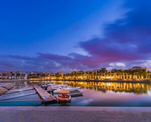 Photo for the Marina and Hawana Salalah during Sunset with clouds. 