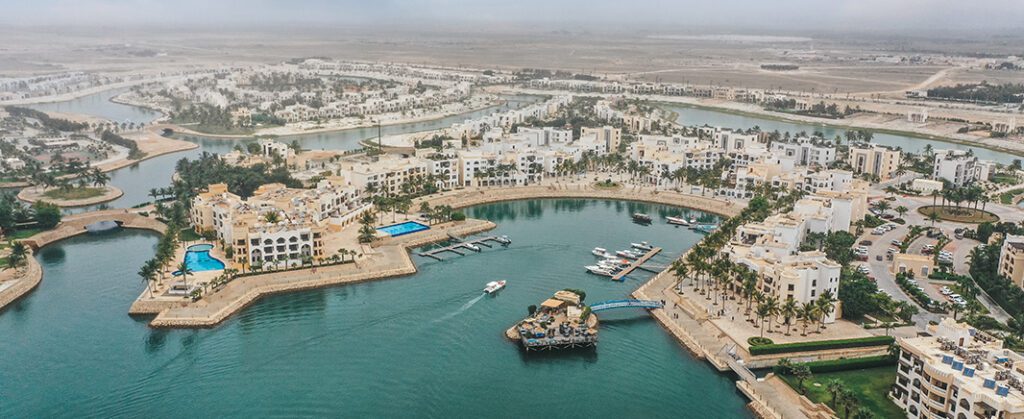 Aerial image for the Marina and Hawana Salalah hotels Oman