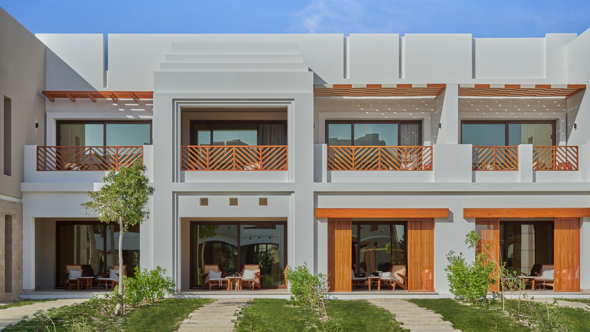 General Overview for the hotel exterior at the Club By Fanar Hotel. Salalah.